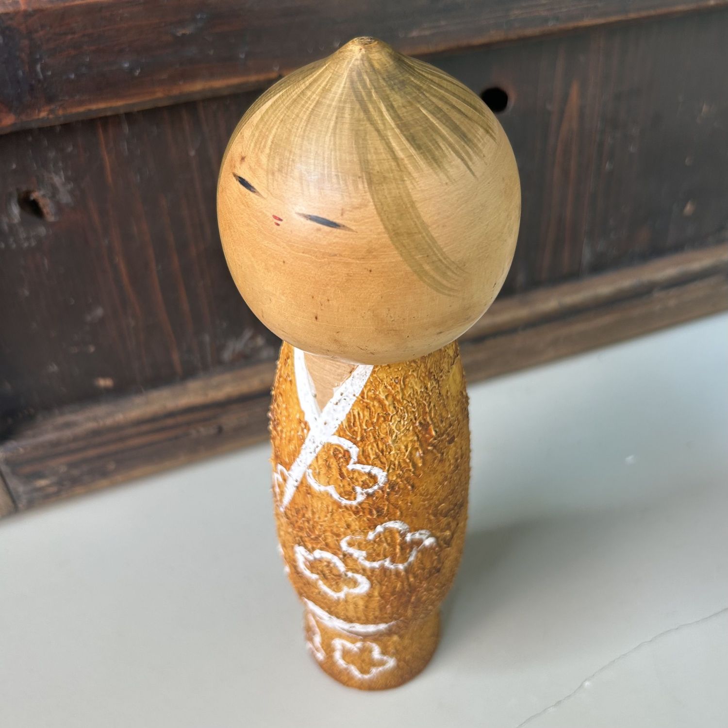 Zeldzame Kokeshi ‘Mushin’ door Watanabe Masao, Japan, jaren 60 Zeldzame Kokeshi ‘Mushin’ door Watanabe Masao, Japan, jaren 60