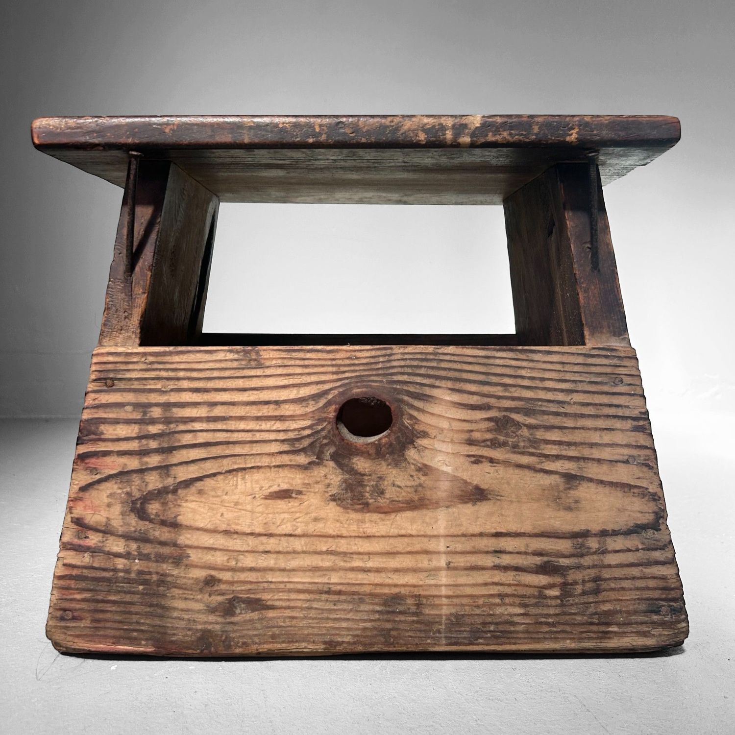 Minimalistische Fumidai, Houten Opstap, jaren '50, Japan.