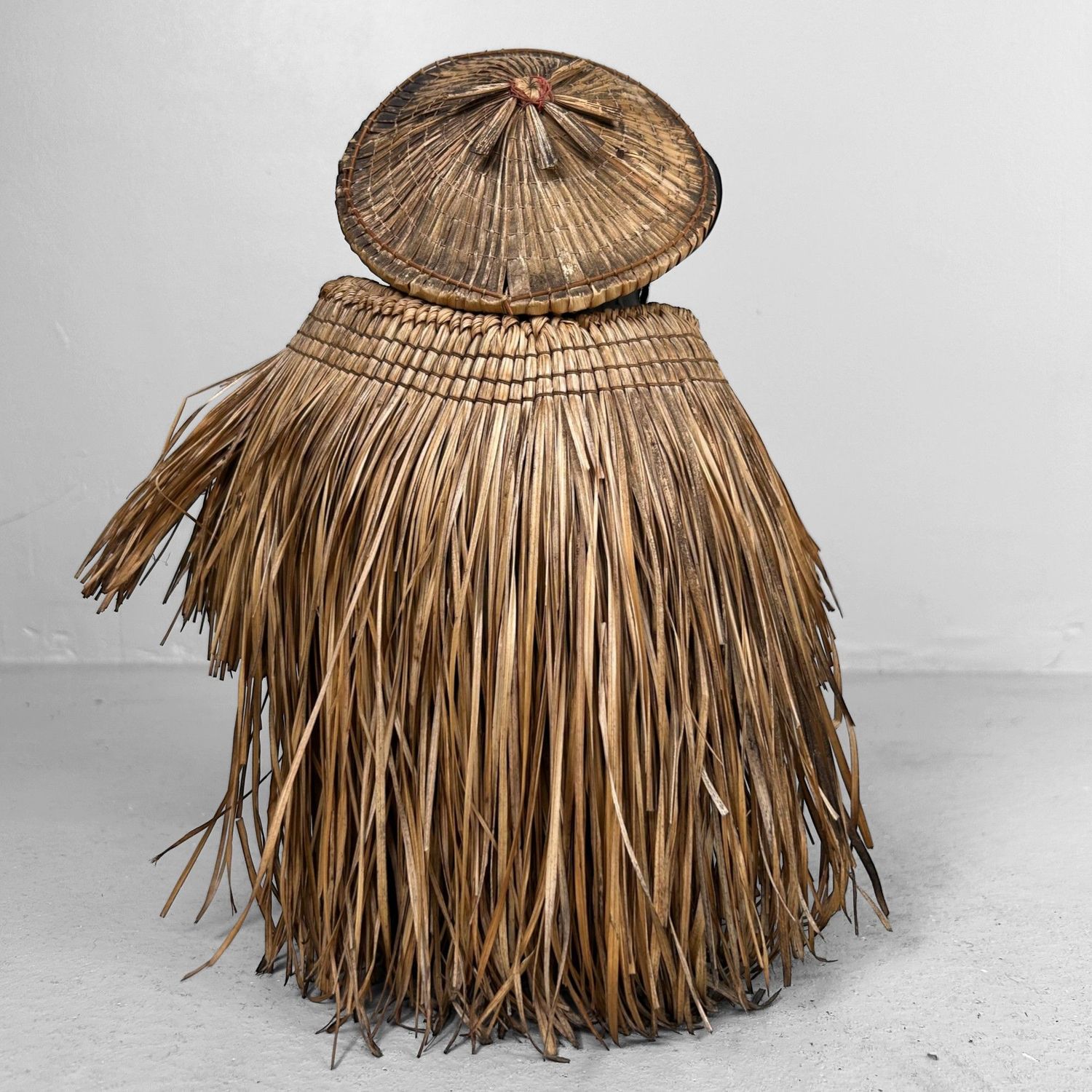 Unieke Vintage Tanuki met Stro – Japan, jaren 60