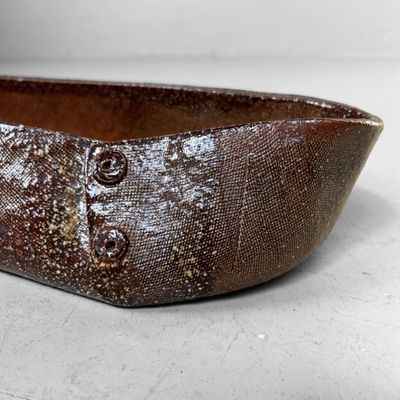 Organic Ikebana Vessel, Ken-Yō Kiln, Japan, 1970s