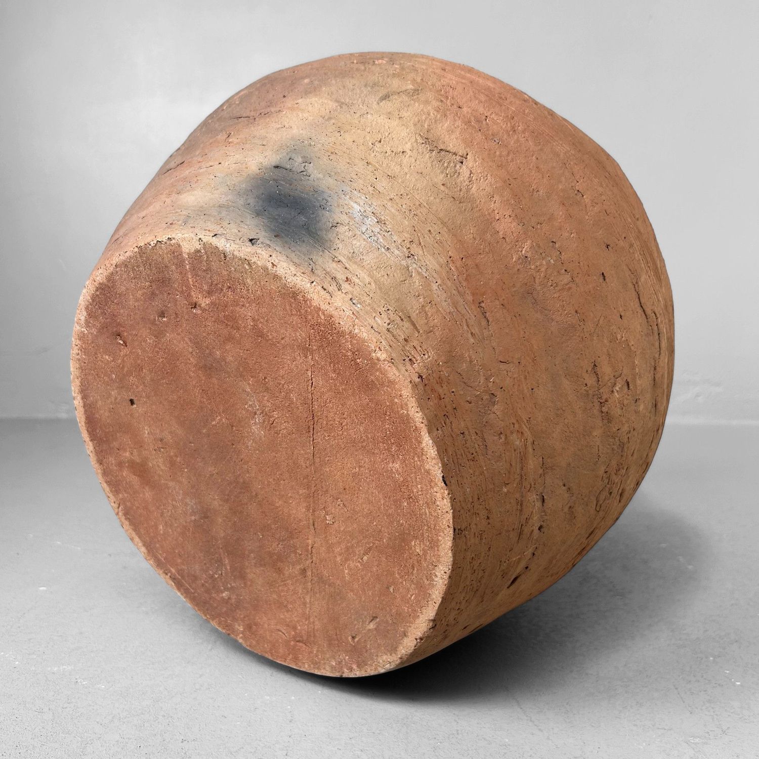 Organic Japanese Terracotta Jar Vase, 1950s