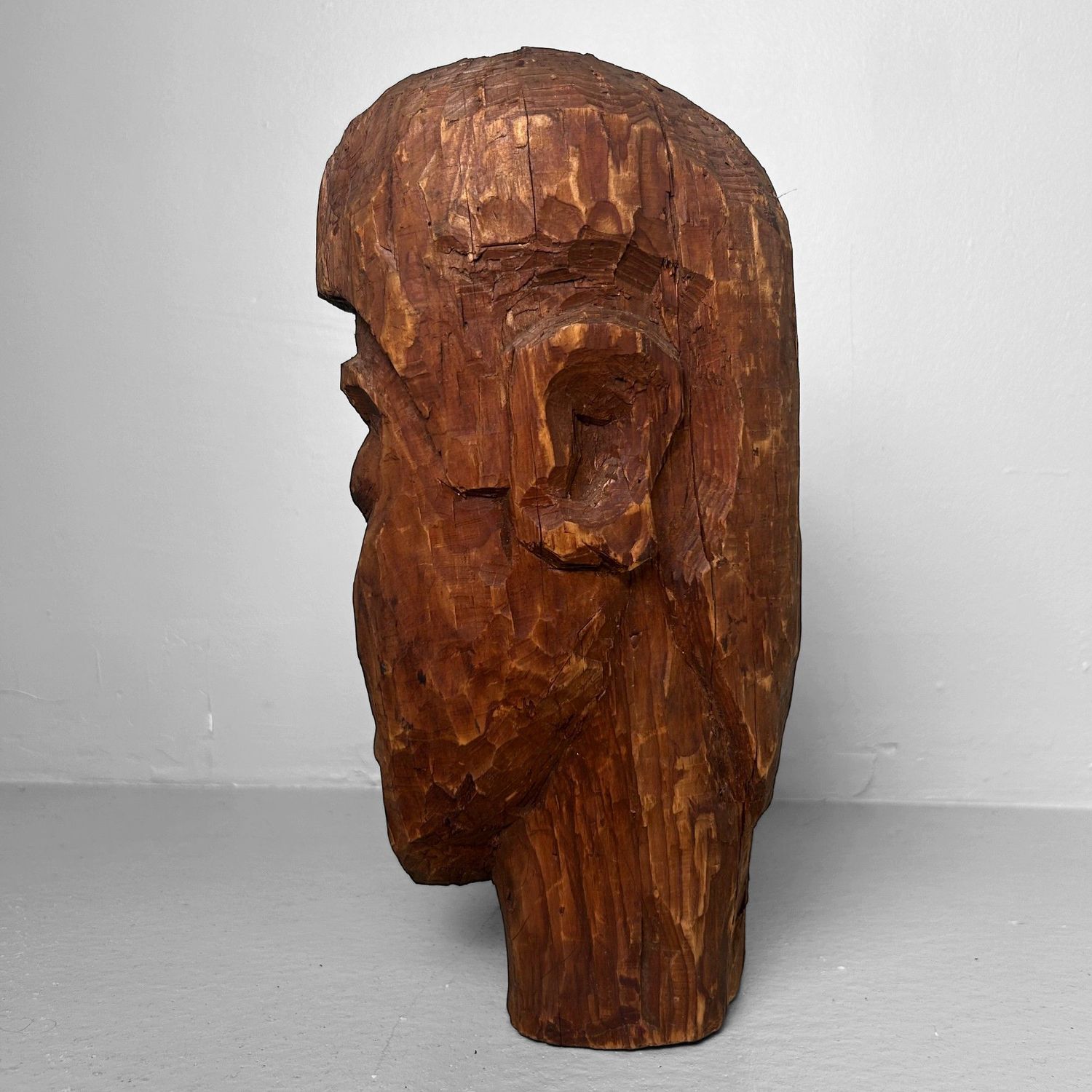 ​Mingei Houten Hoofd – Japan, jaren 30