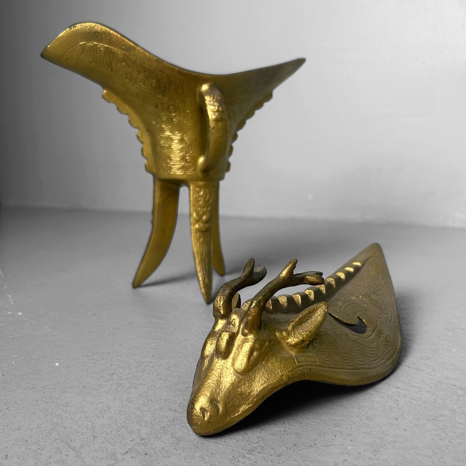 Goudkleurige 'Jue' Wierookbrander – jaren 60