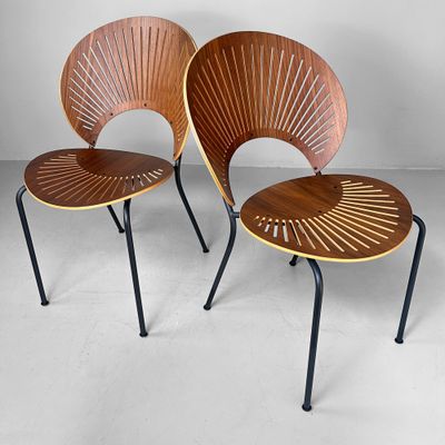 Set of 2 ‘Fredericia Trinidad’ Style Chairs by Nanna Ditzel, 2021