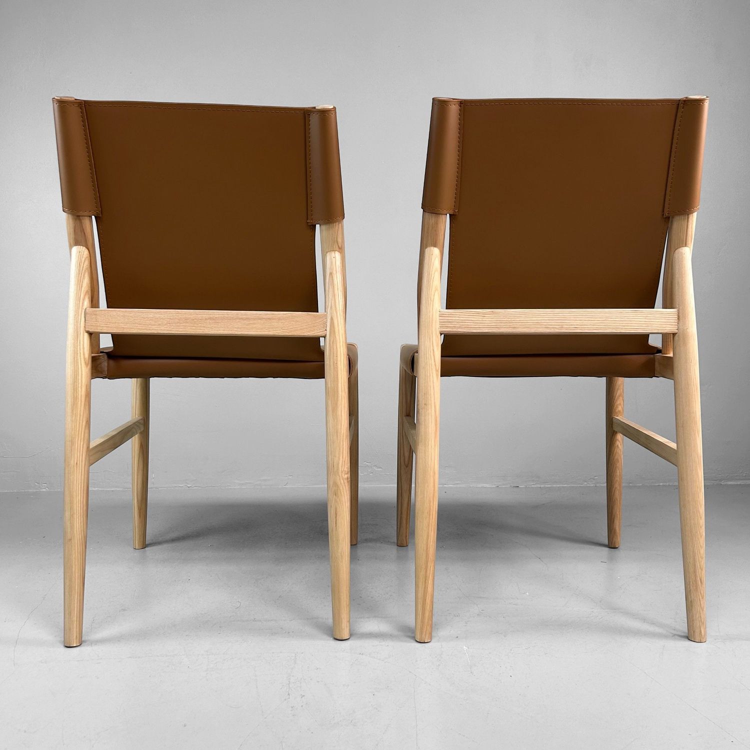 Set of Two Scandinavian Mid-Century Style Chairs