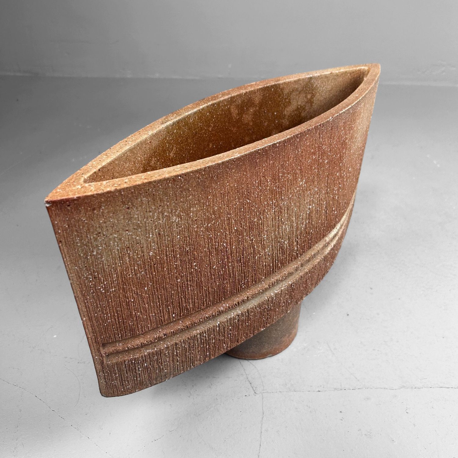 Japanse Keramieken Mid-Century Ikebana Vaas – 1960s Japanse Keramieken Mid-Century Ikebana Vaas – 1960s