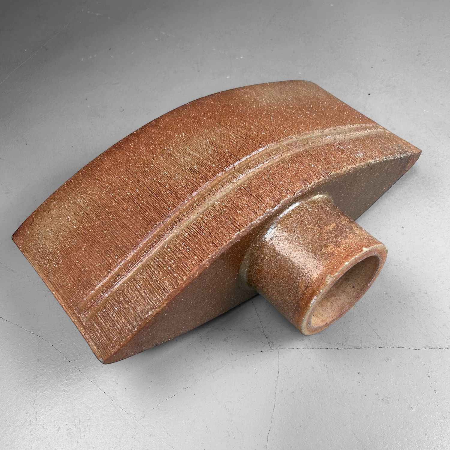 Japanse Keramieken Mid-Century Ikebana Vaas – 1960s Japanse Keramieken Mid-Century Ikebana Vaas – 1960s