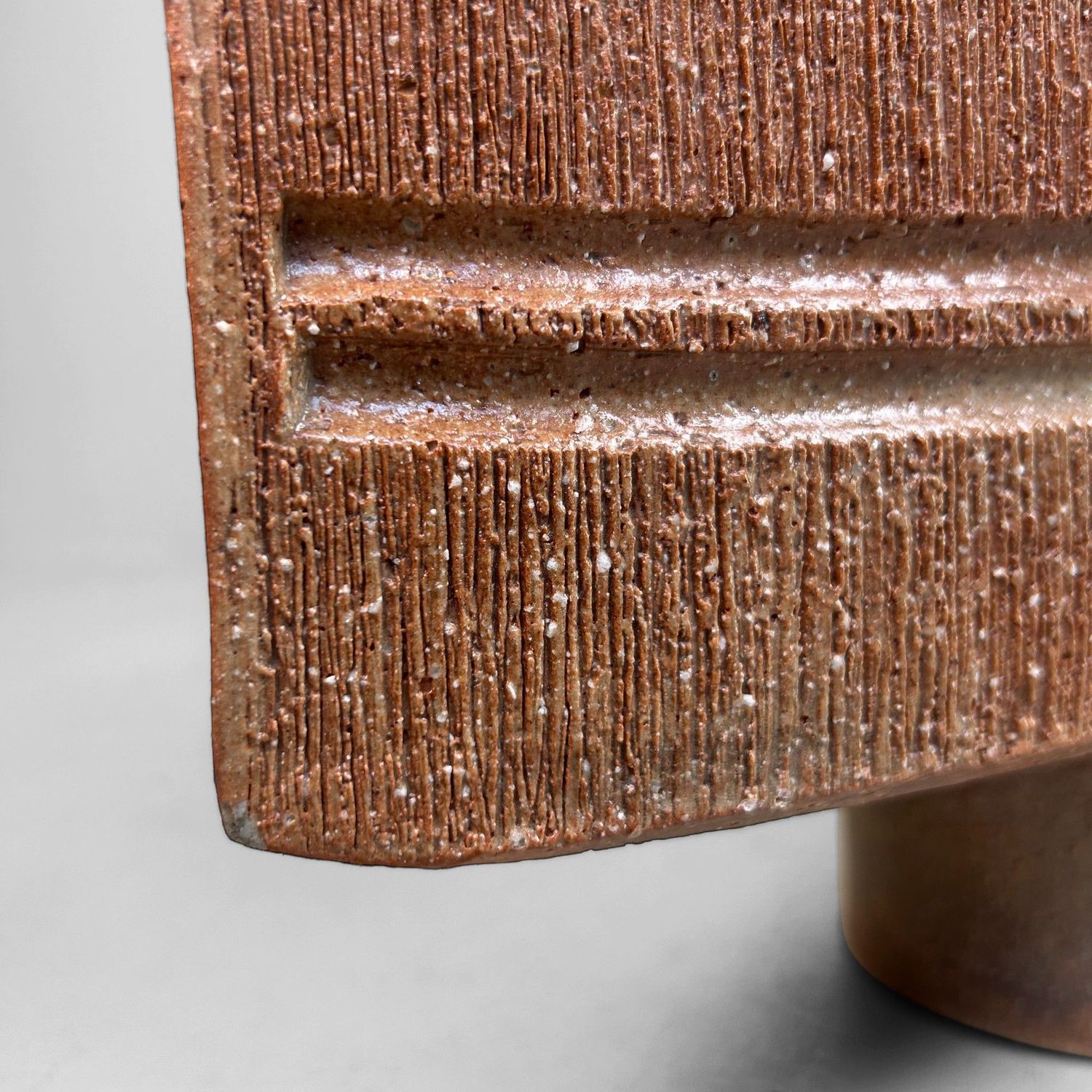 Japanse Keramieken Mid-Century Ikebana Vaas – 1960s Japanse Keramieken Mid-Century Ikebana Vaas – 1960s