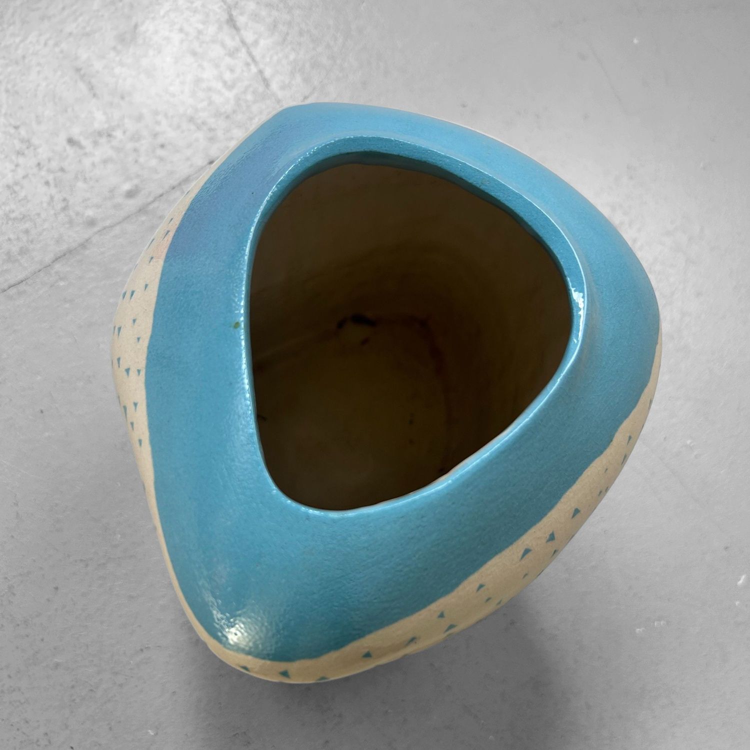 Rare Modernist Japanese Ikebana Vase, 1970s Rare Modernist Japanese Ikebana Vase, 1970s