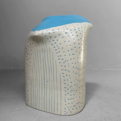 Rare Modernist Japanese Ikebana Vase, 1970s