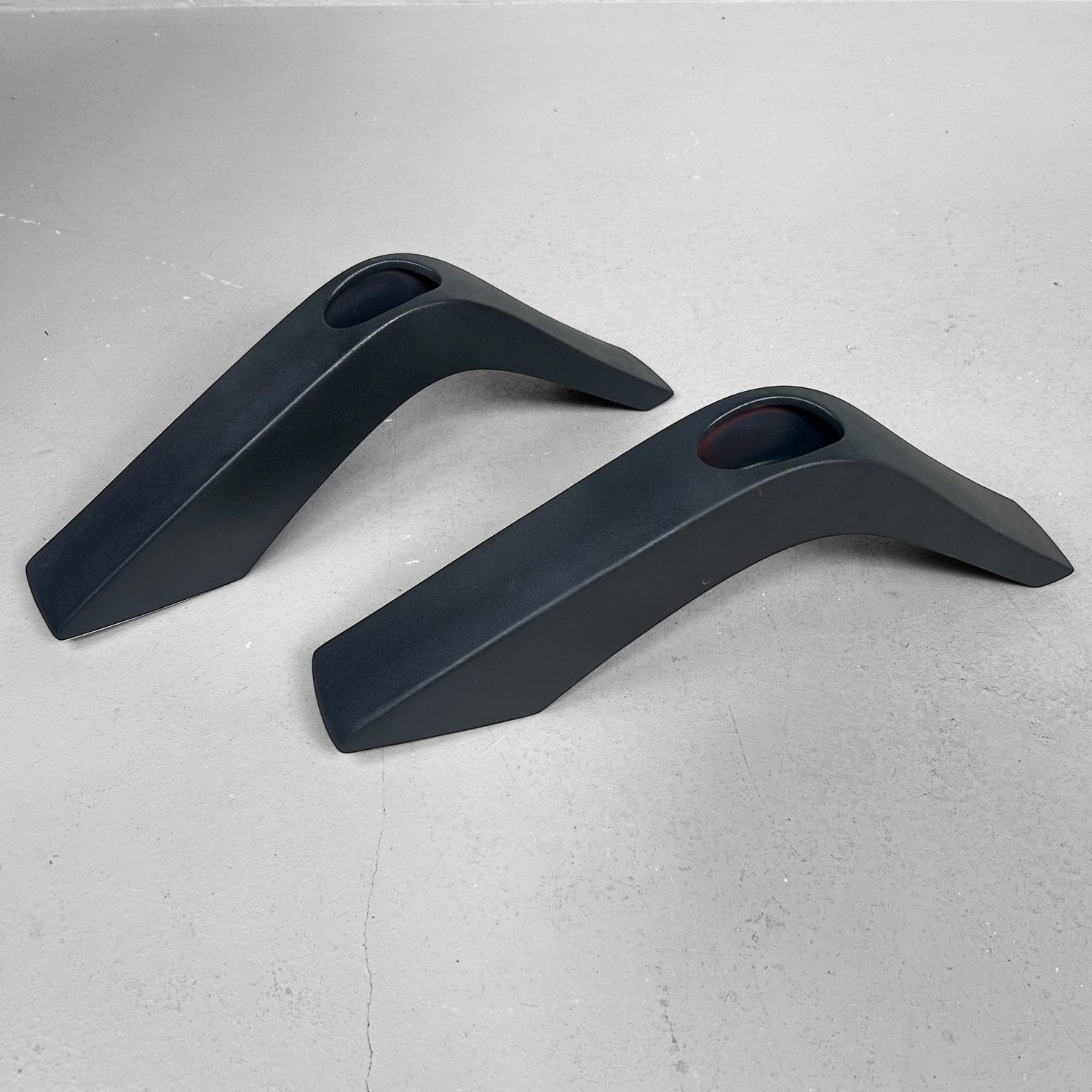 Zeldzame Set Modernistische Japanse Ikebana Vazen, 1970s