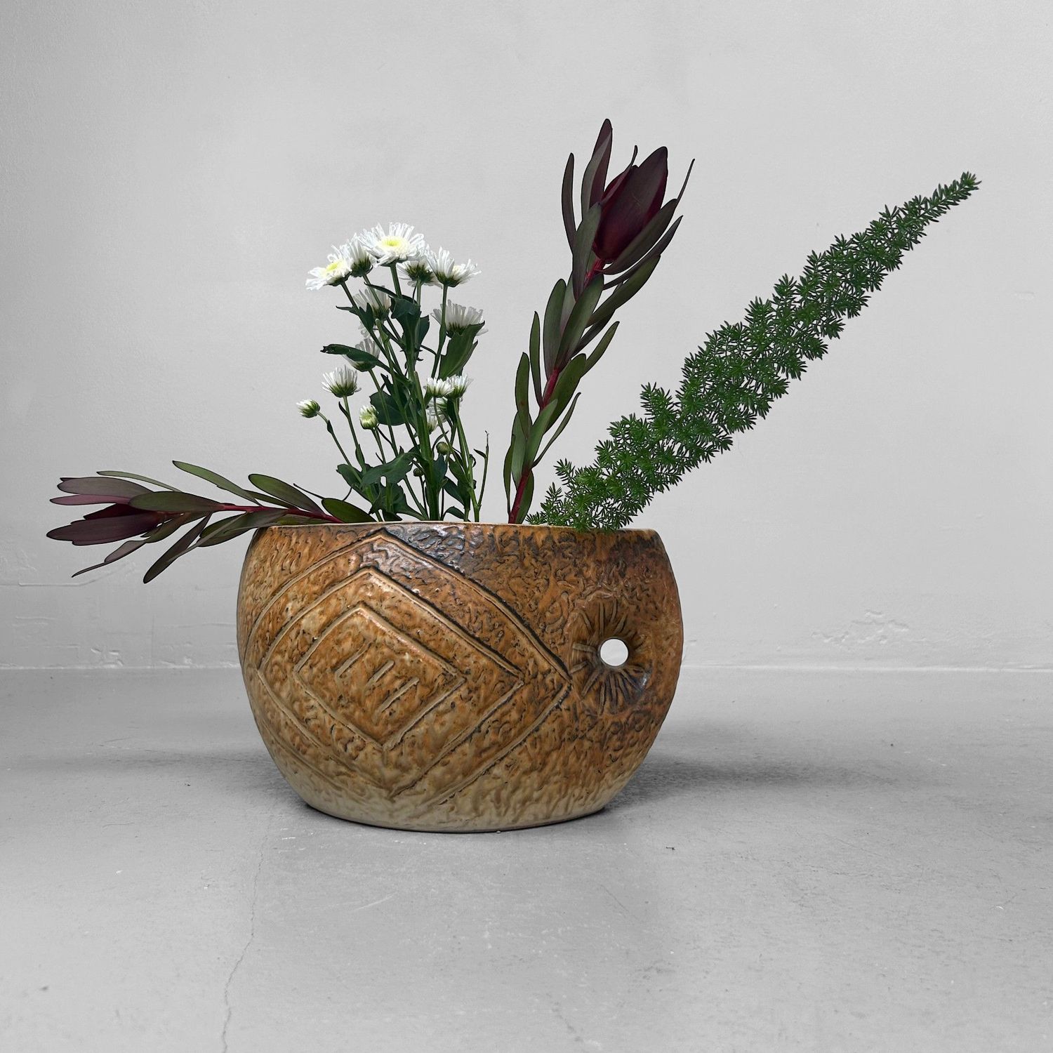 Keramieken Mid-Century Ikebana Bloemenvaas, Japan, 1960s Keramieken Mid-Century Ikebana Bloemenvaas, Japan, 1960s