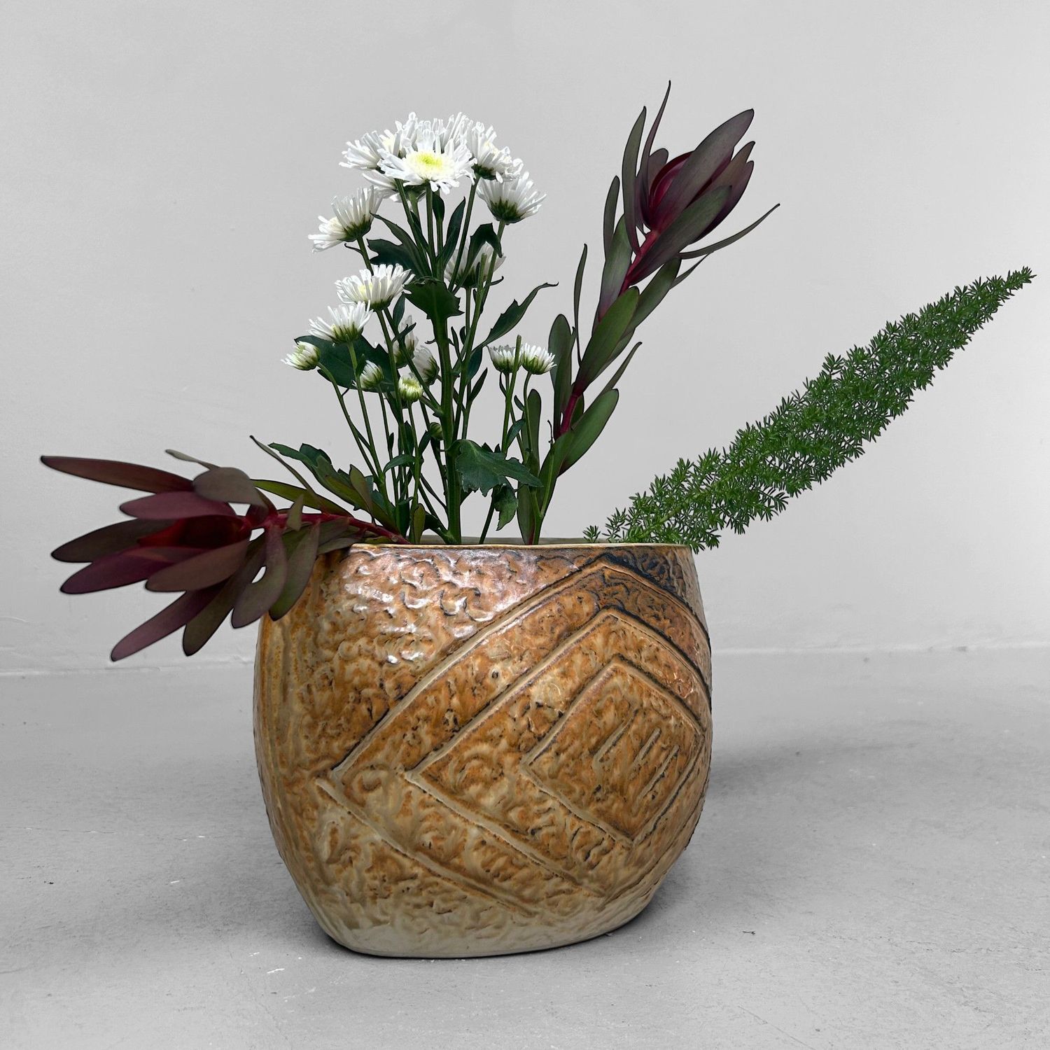 Keramieken Mid-Century Ikebana Bloemenvaas, Japan, 1960s Keramieken Mid-Century Ikebana Bloemenvaas, Japan, 1960s