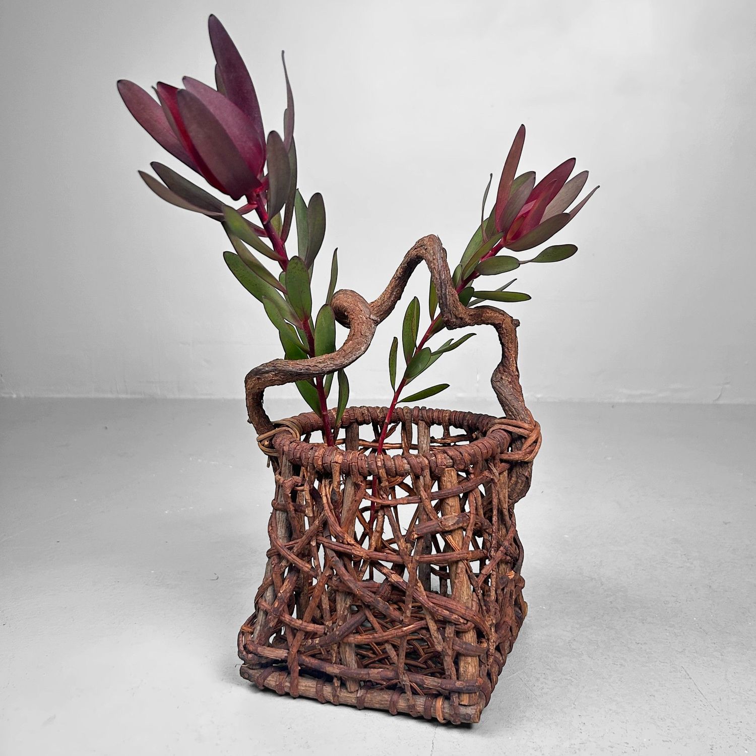 Japanse Hanakago Ikebana Mand, jaren 60