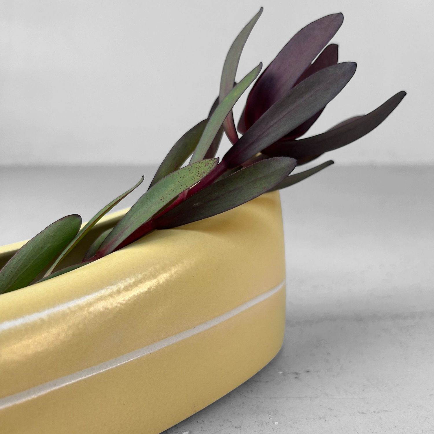 Minimalistische Japanse Keramiek Ikebana Vaas, jaren 50