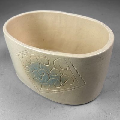 Mid-Century Ceramic Ikebana Flower Holder – 1950s