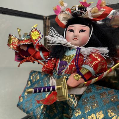 Mid-Century Satsuki Doll, Samurai – Japan, 1950–1970