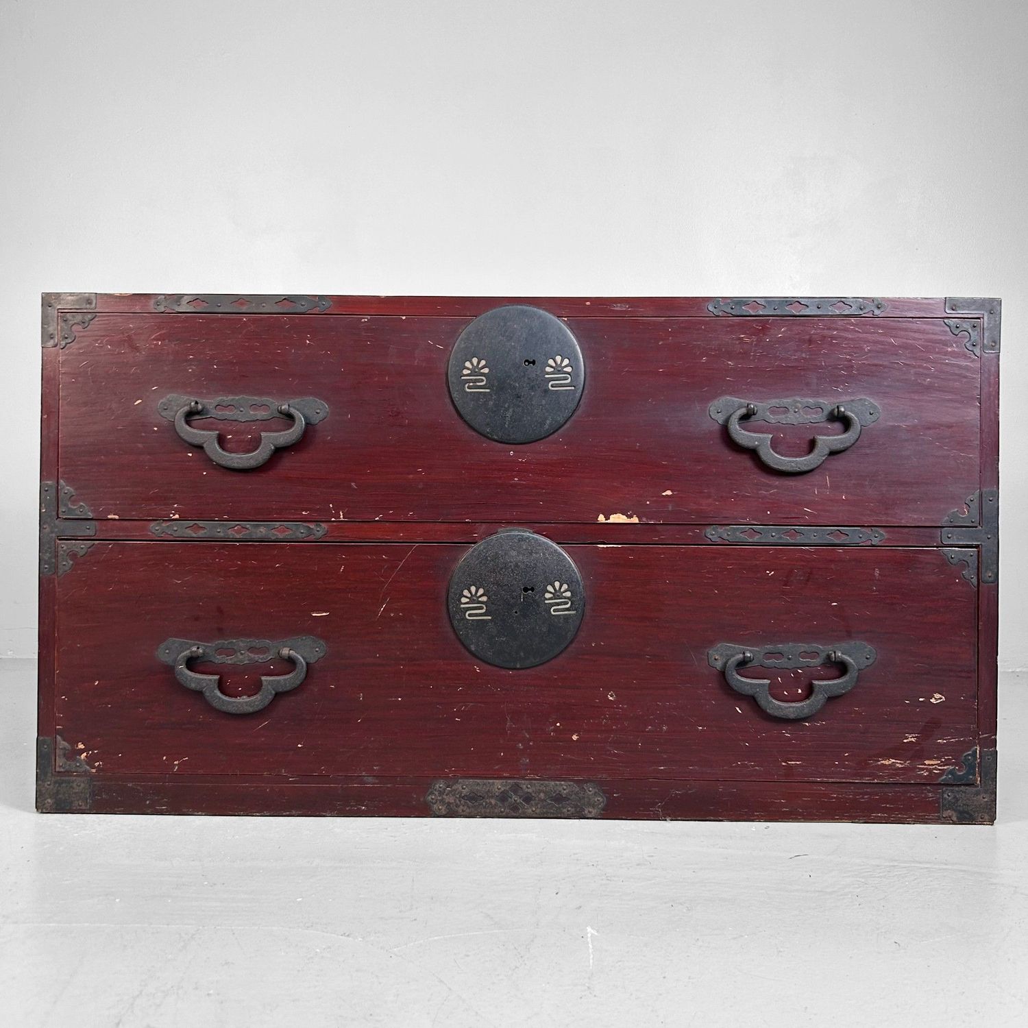 Low Japanese Chest of Drawers (Tansu) – Meiji Period, ca. 1910
