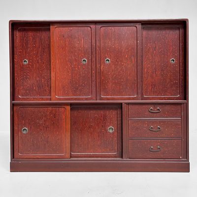 Mid-Century Cha Tansu – Japanse Theekast, 1950s