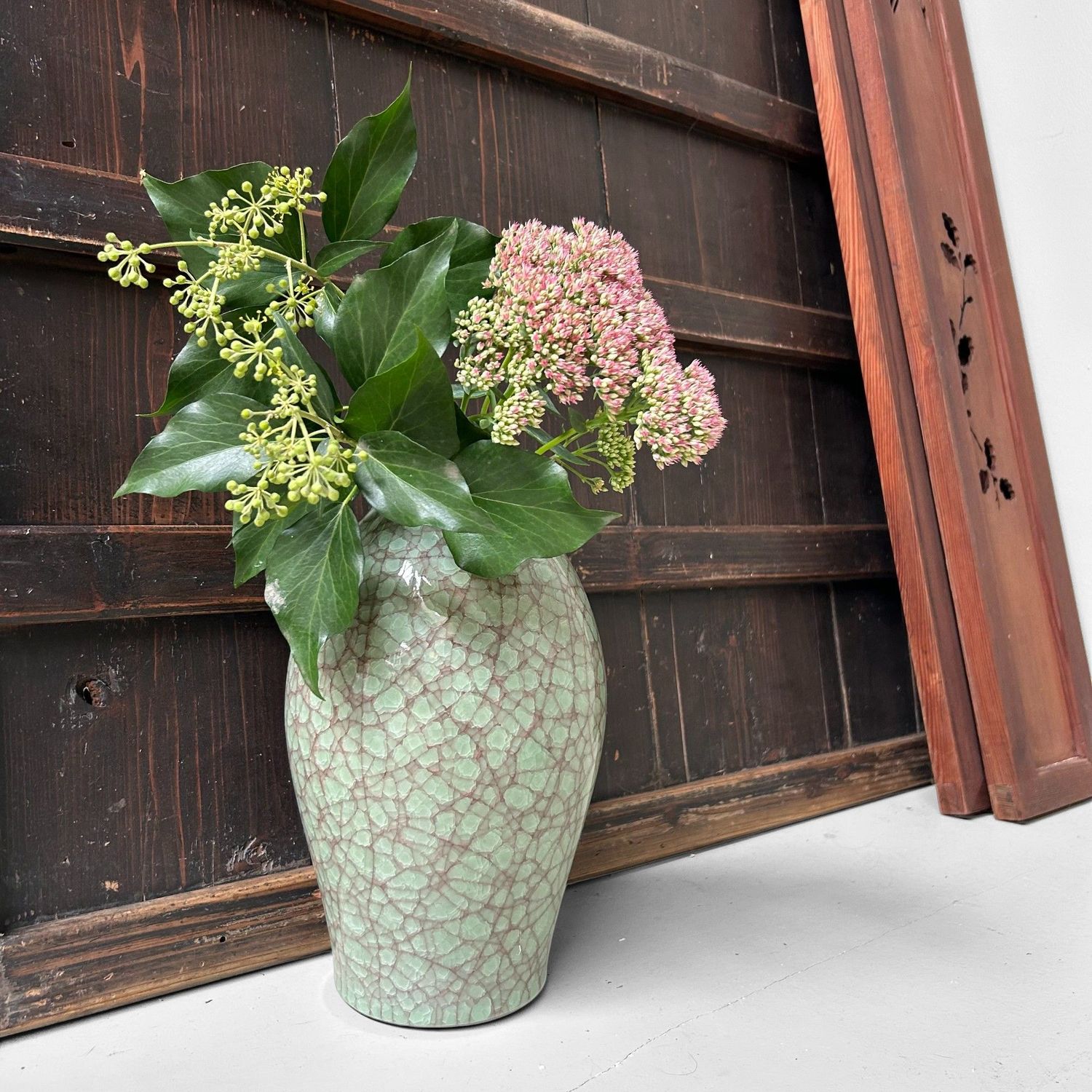 Japanse Ikebana Vaas – Tachikichi “Ryokusui”, jaren ’70