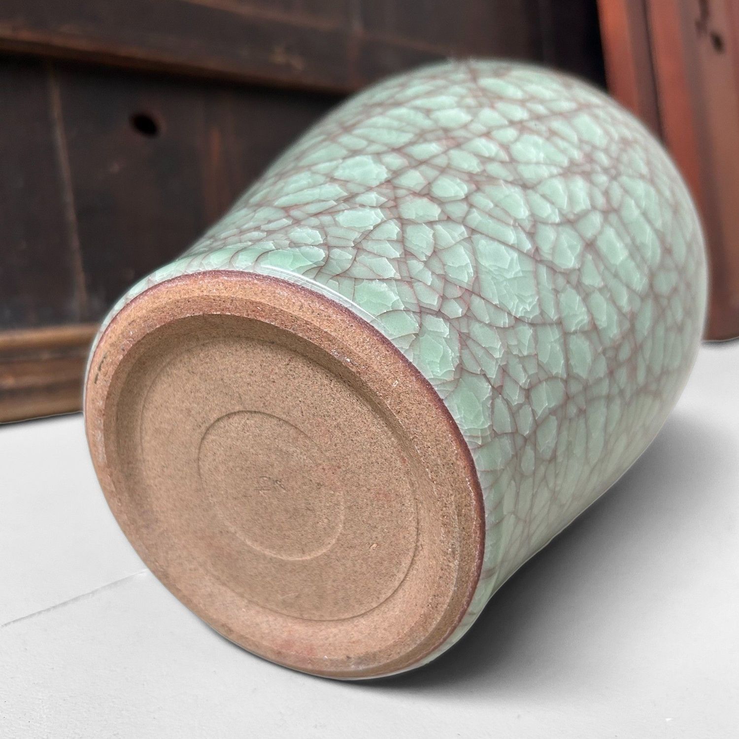 Japanse Ikebana Vaas – Tachikichi “Ryokusui”, jaren ’70