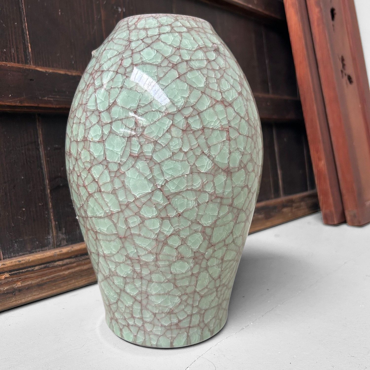 Japanse Ikebana Vaas – Tachikichi “Ryokusui”, jaren ’70