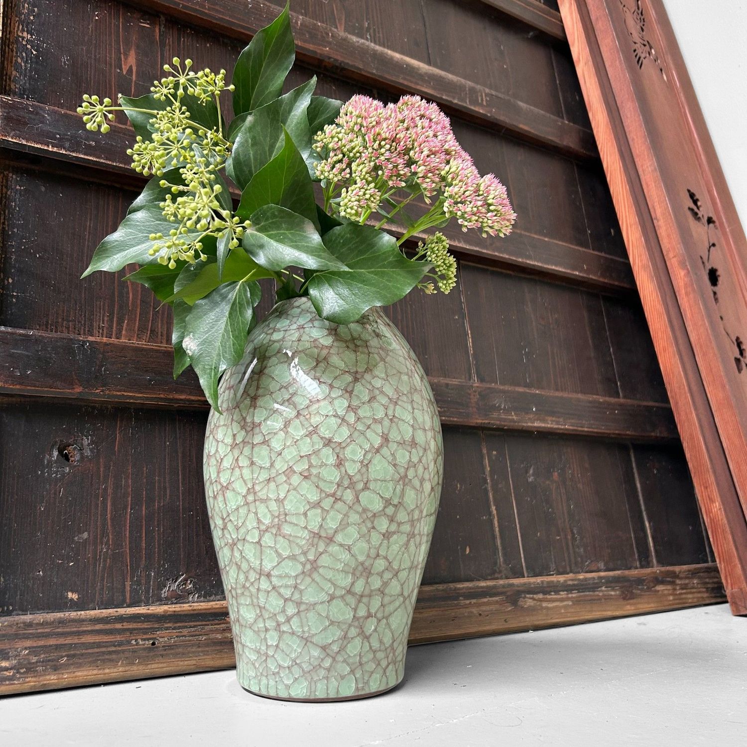 Japanse Ikebana Vaas – Tachikichi “Ryokusui”, jaren ’70