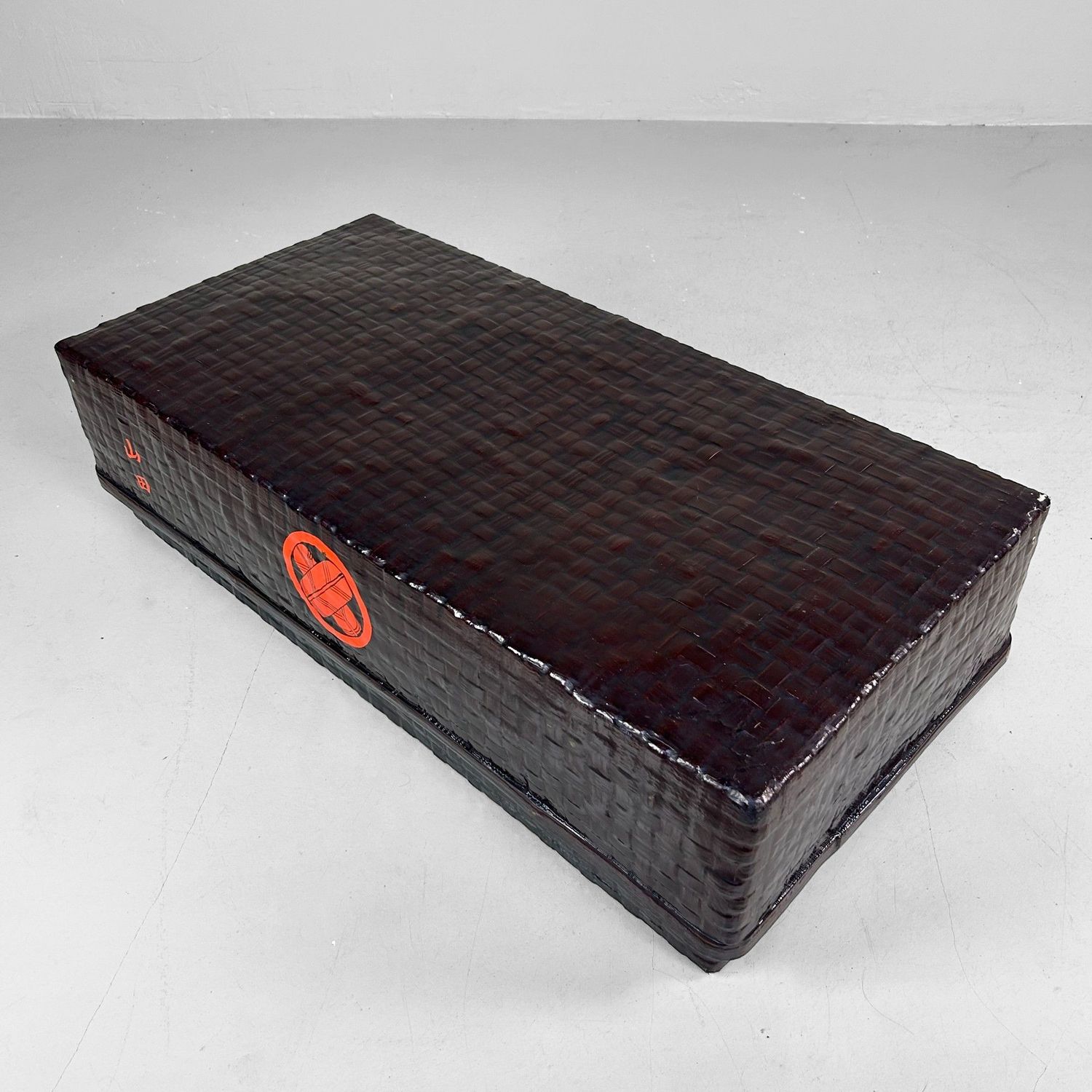 Antieke Japanse Opbergmand (Tsuzura) – Taishō Periode, 1920
