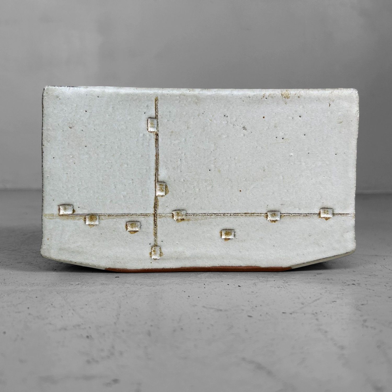 Mid-Century Japanse Ikebana Vaas / Planter – Gesigneerd, 1960