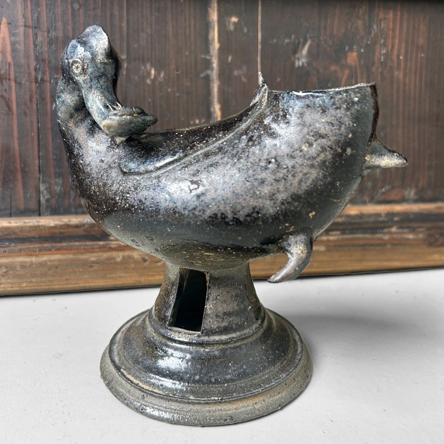 Keramieken ‘Eend’ Vaas – Japan, 1950s