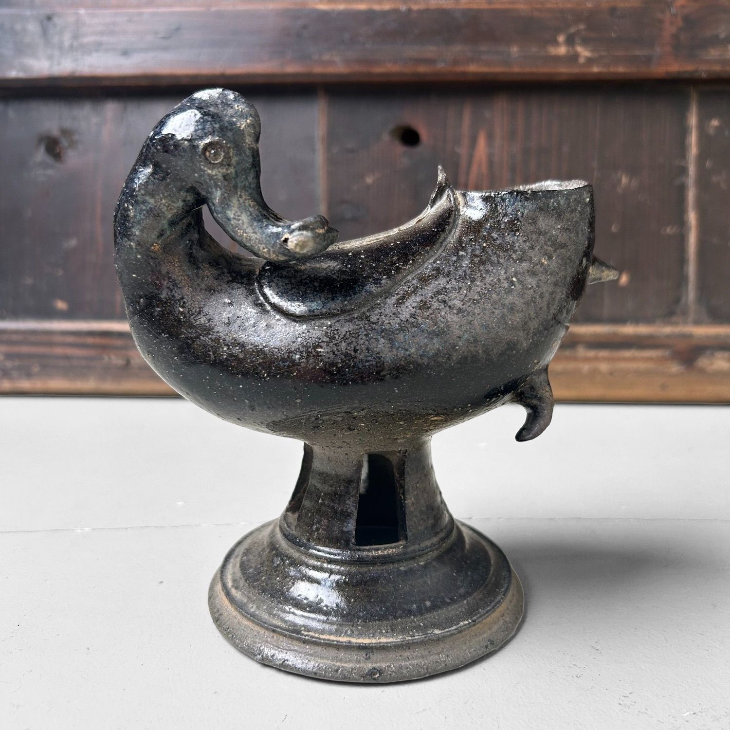 Keramieken ‘Eend’ Vaas – Japan, 1950s