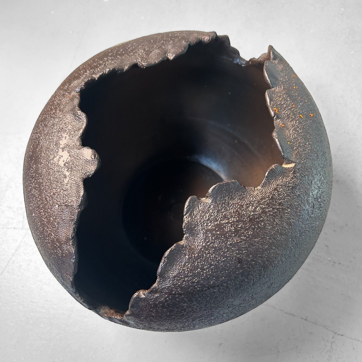 Shigaraki Keramieken Sculpturale Ikebana Vaas – Japan, jaren ’70