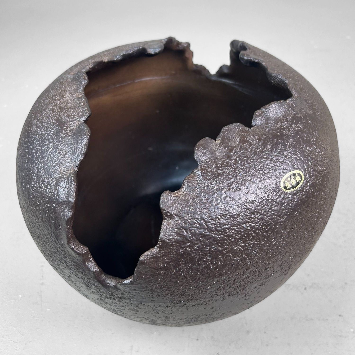 Shigaraki Keramieken Sculpturale Ikebana Vaas – Japan, jaren ’70