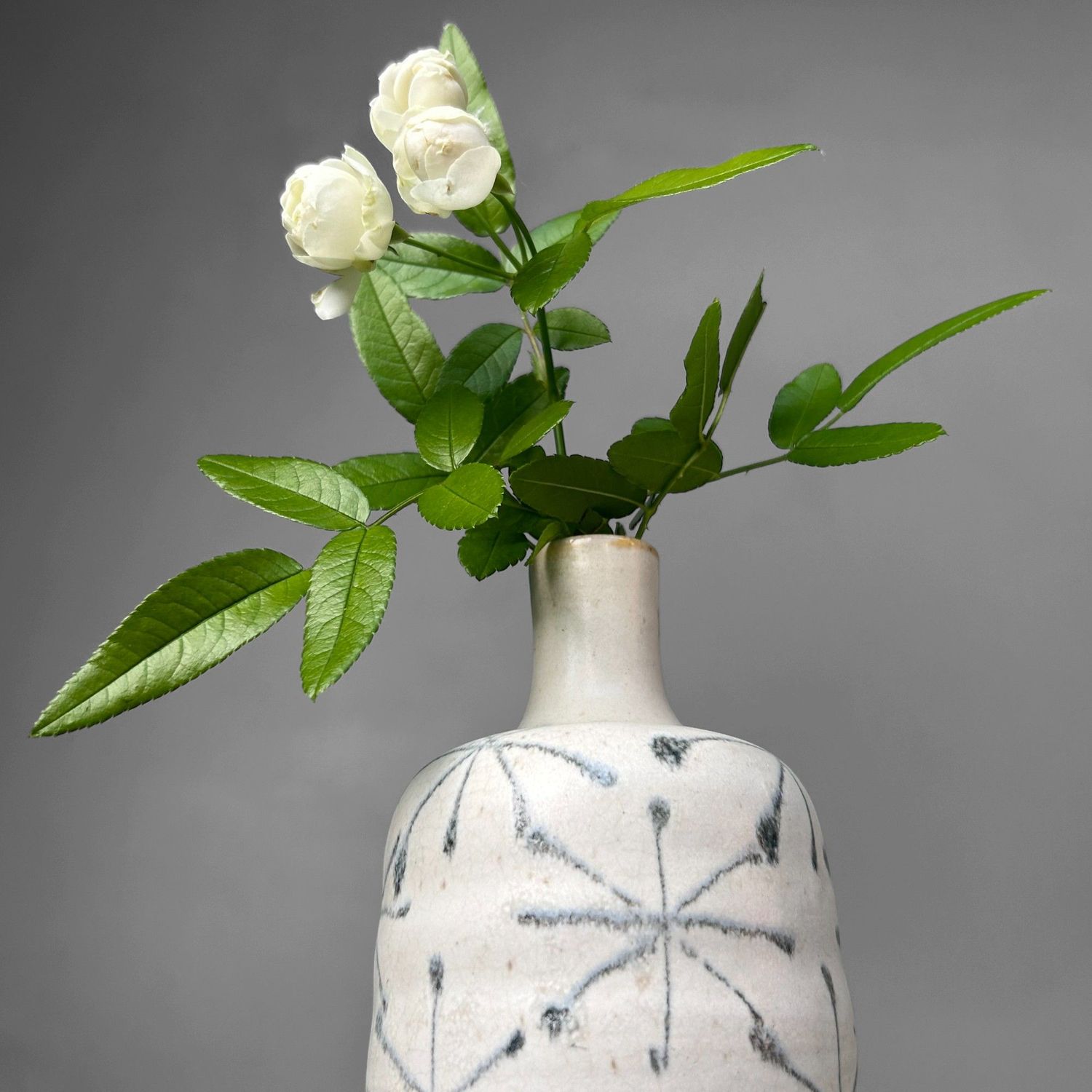 Modernistische Japanse Ikebana Vaas – Seyei Kiln, 1980