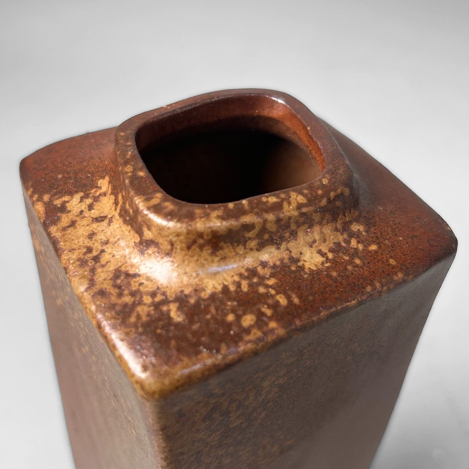 Organic Japanese Bizen Ikebana Vase – 1970s