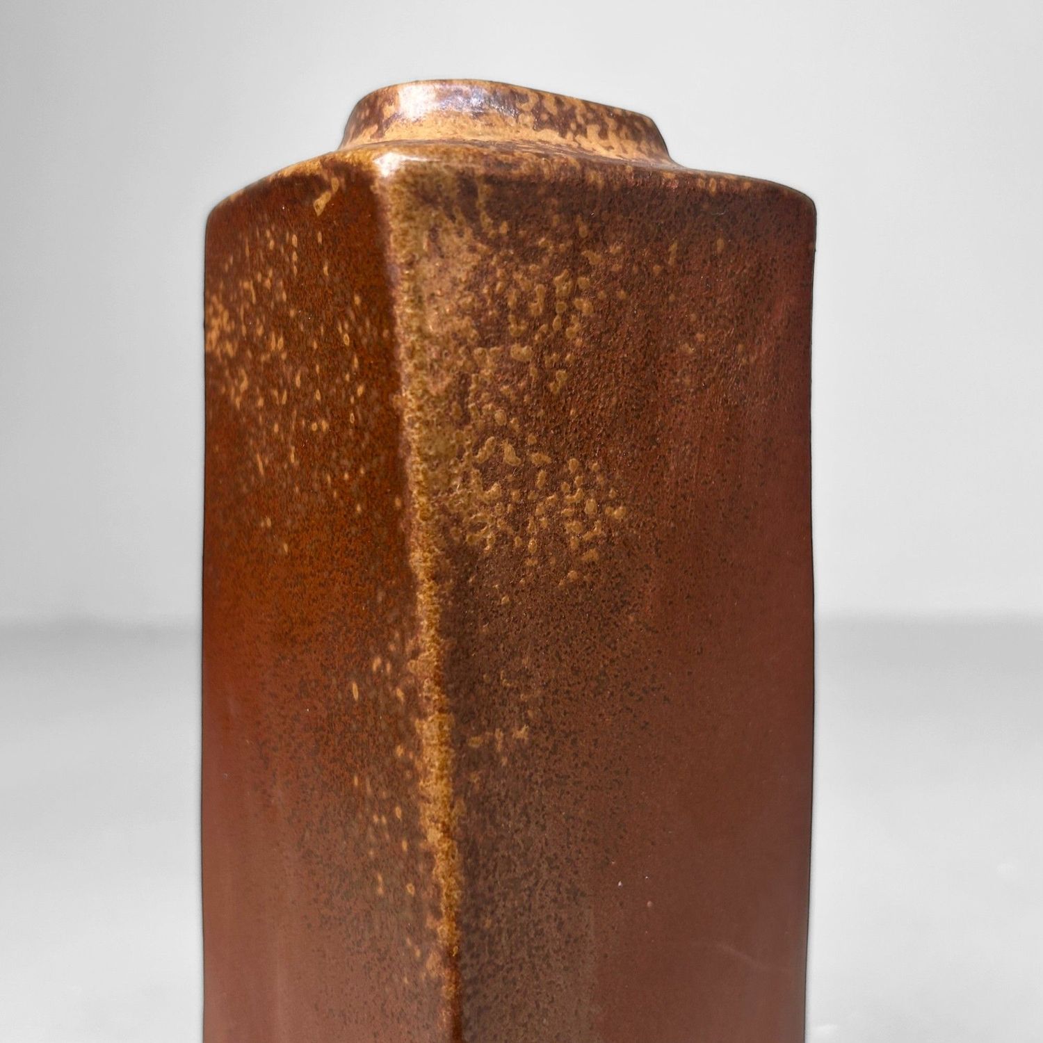 Organic Japanese Bizen Ikebana Vase – 1970s