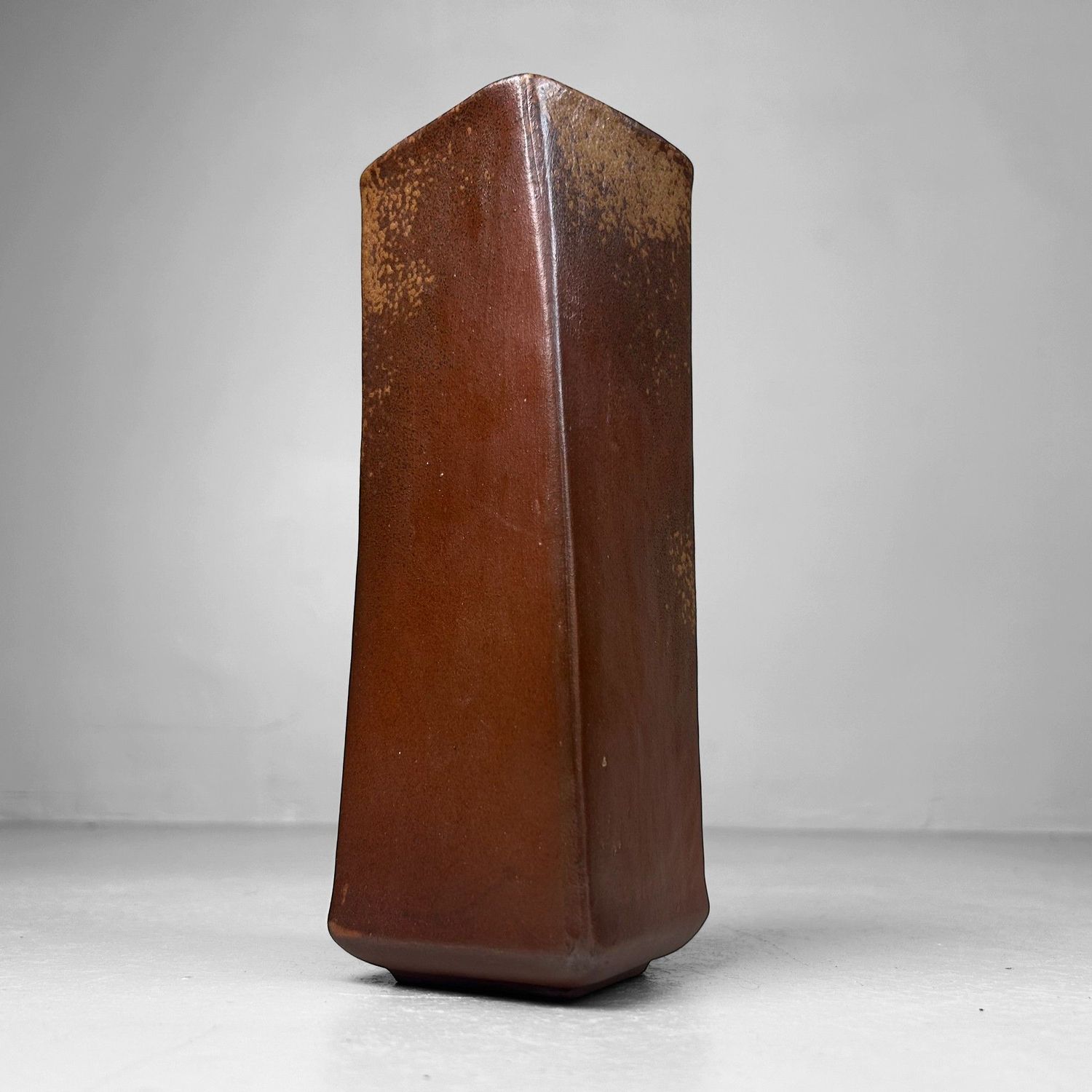 Organic Japanese Bizen Ikebana Vase – 1970s
