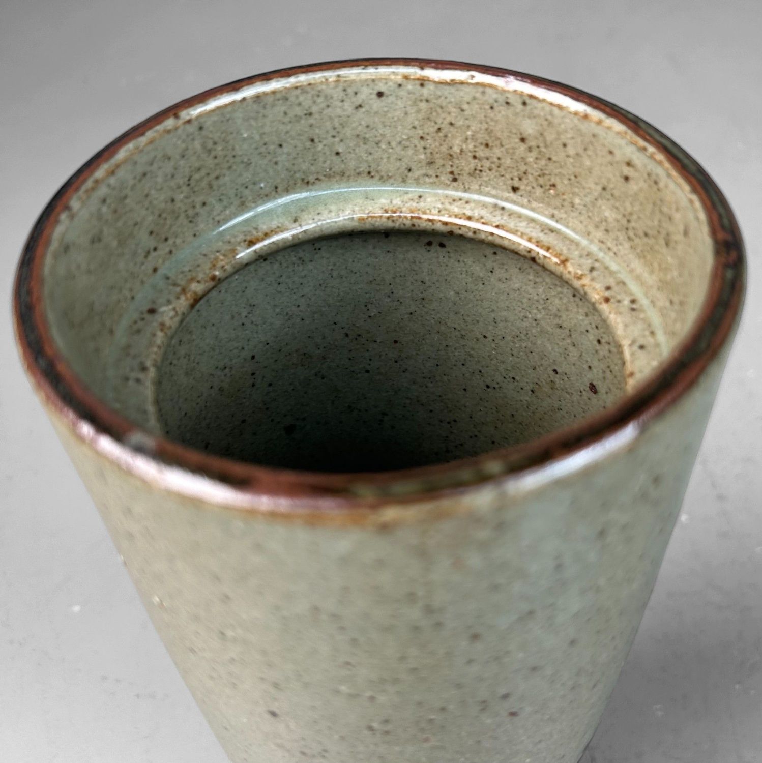 Japanese Ceramic Ikebana Vase by Craft Fuji, 1980s Japanese Ceramic Ikebana Vase by Craft Fuji, 1980s