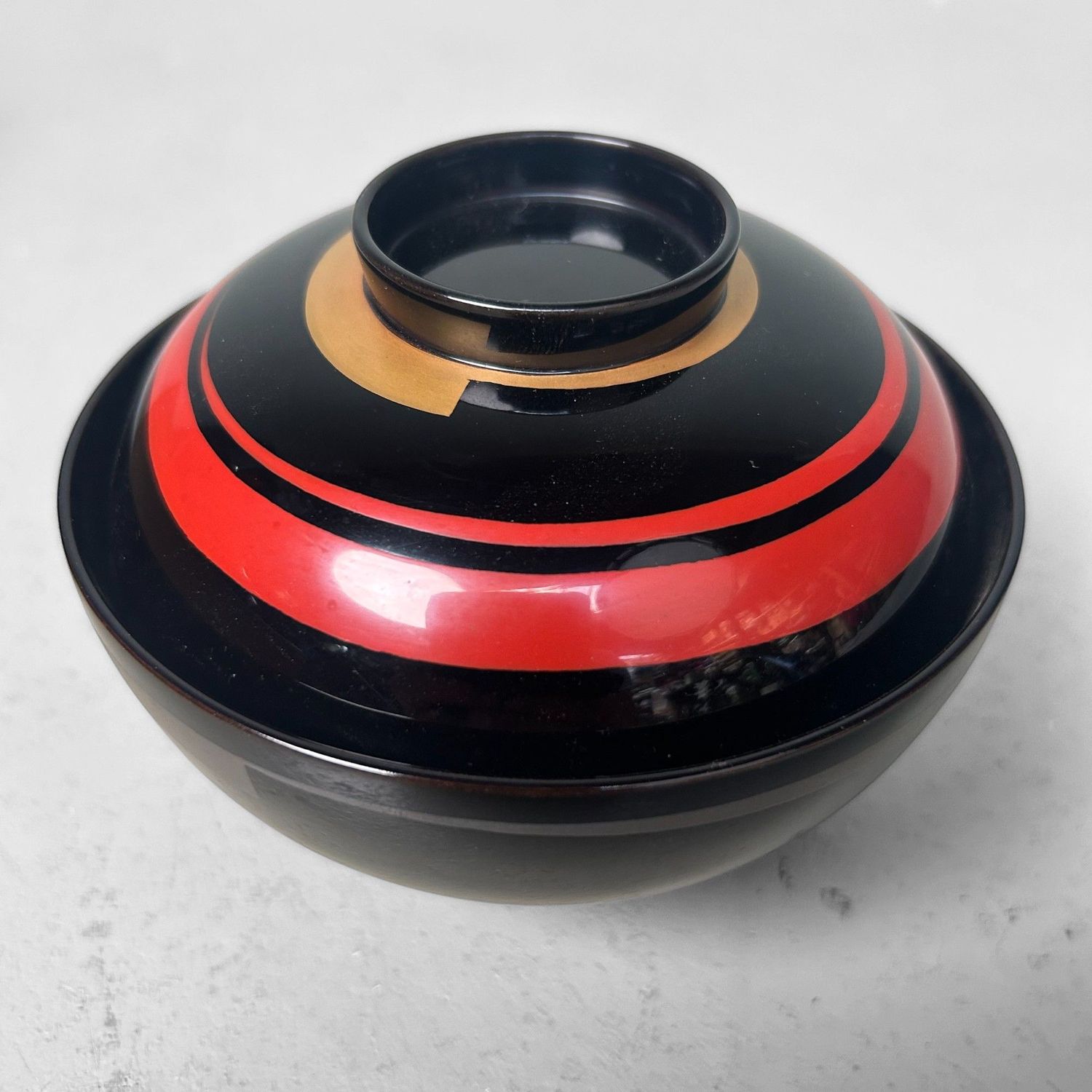 Set of Japanese Lacquerware Bowls – Wajima-nuri, Takasu-dō Ōmukai, 1970s