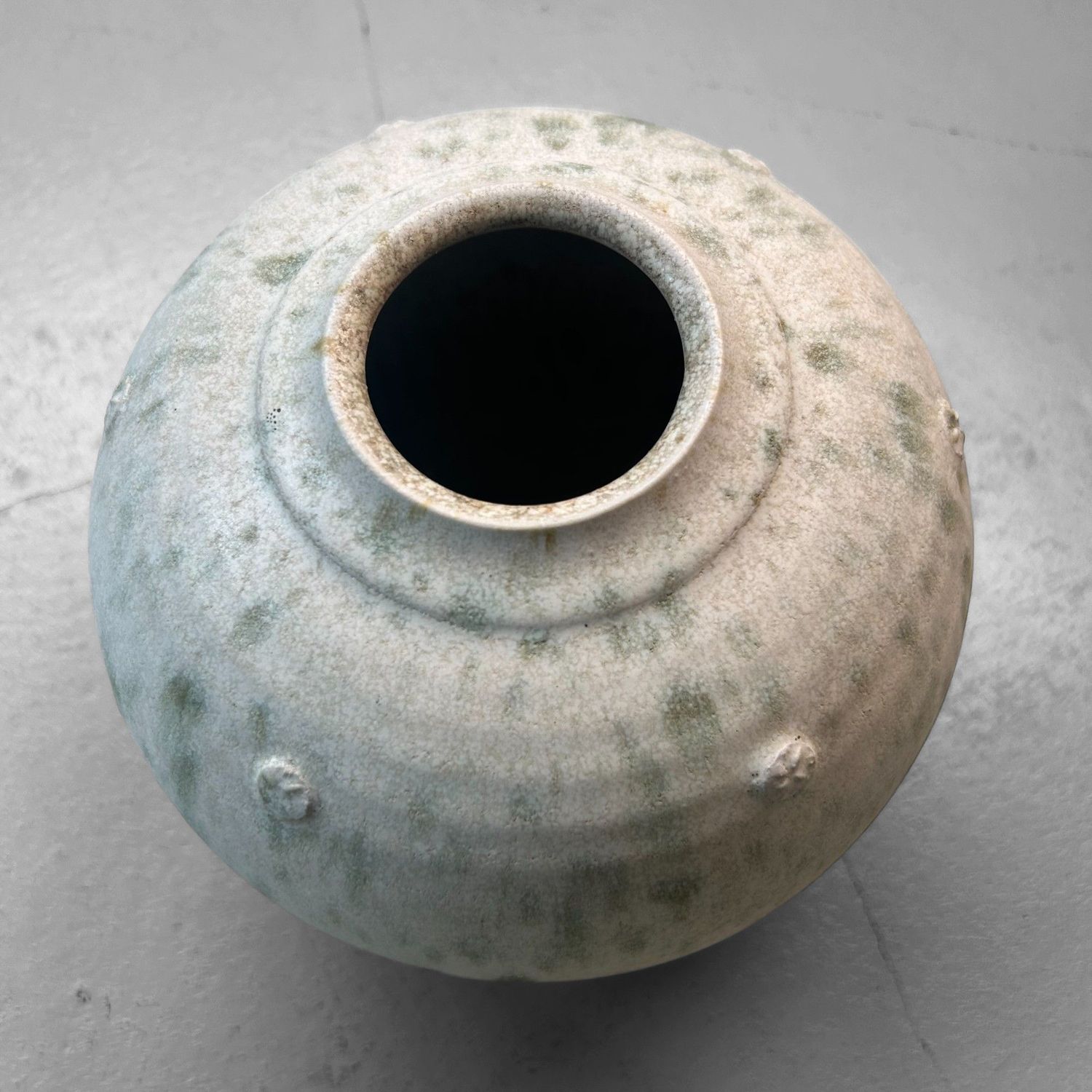 Japanese Studio Pottery Vase with Minimalist Design, 1970s
