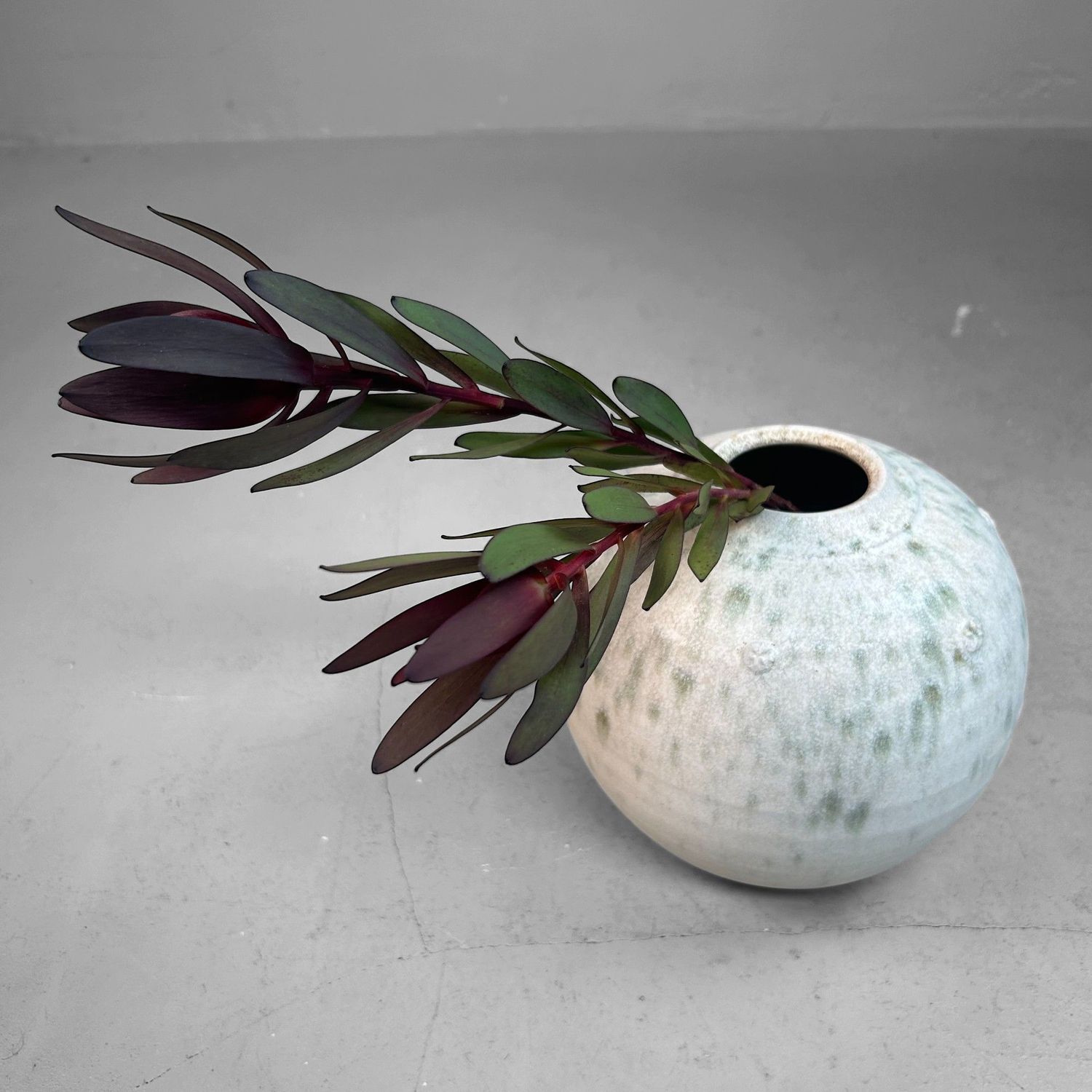 Japanese Studio Pottery Vase with Minimalist Design, 1970s