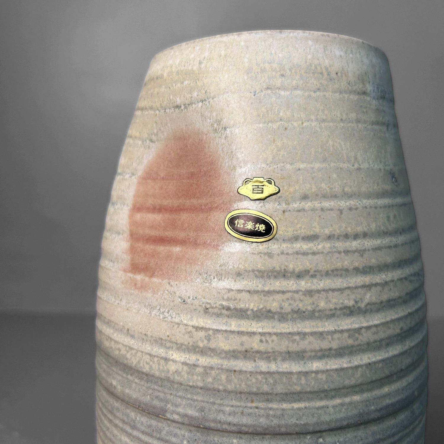 Organic Shigaraki Studio Pottery Vase, 1970s