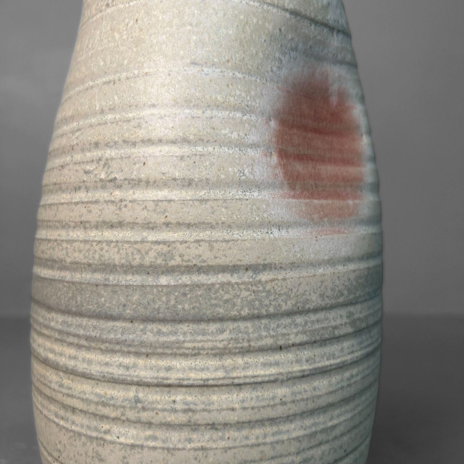 Organic Shigaraki Studio Pottery Vase, 1970s