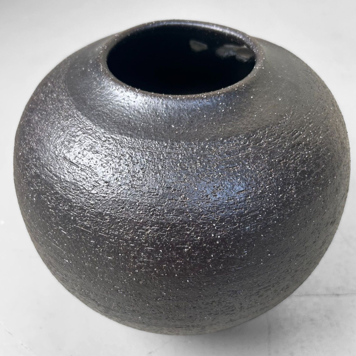 Shigaraki Keramiek Ikebana Vaas – Mid Century, 1970s