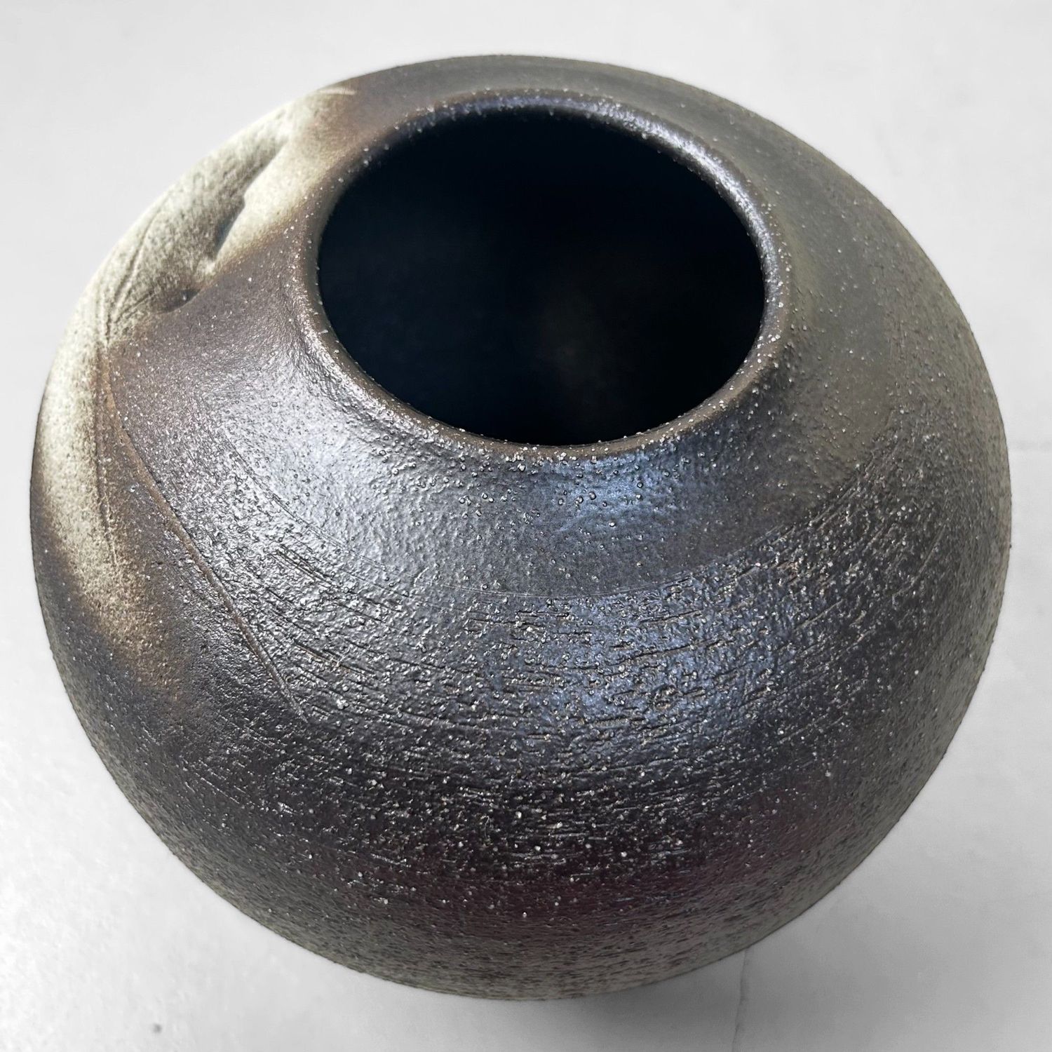 Shigaraki Keramiek Ikebana Vaas – Mid Century, 1970s