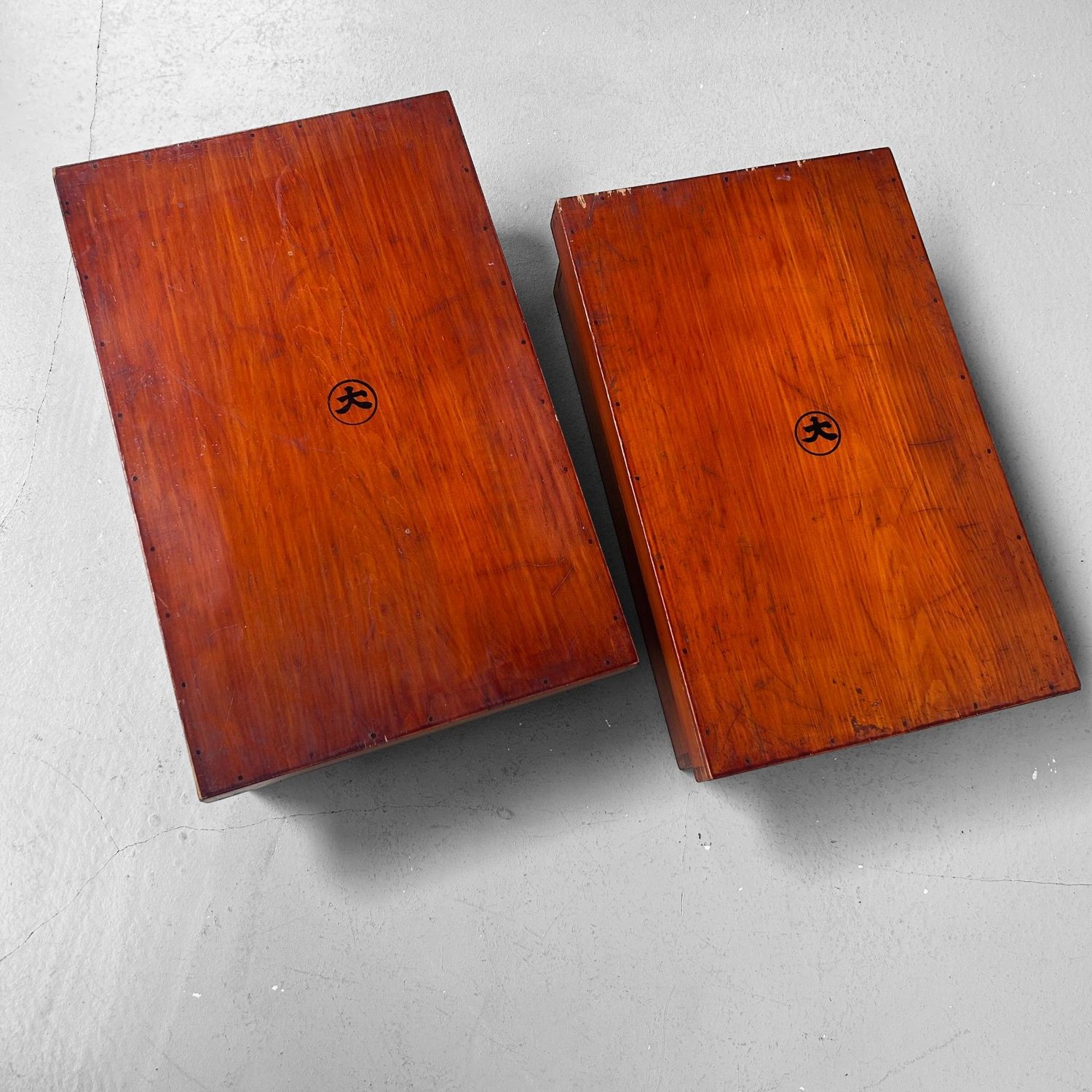 Japanse Opbergkisten– Lakwerk, Stapelbare Set, 1920s