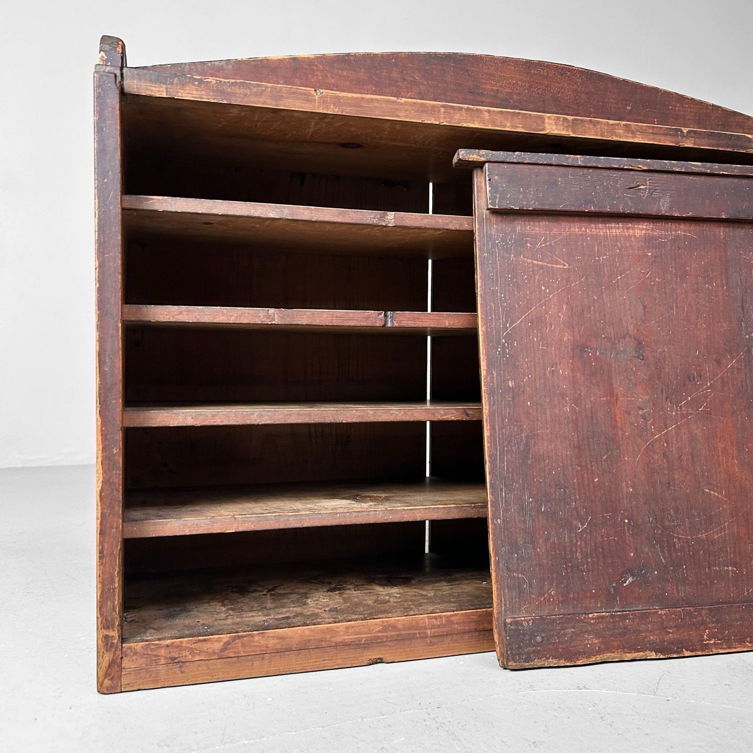 Antique Japanese Wooden Storage Box, 1900s