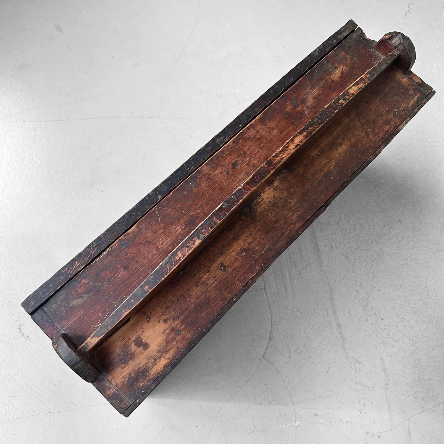 Antique Japanese Wooden Storage Box, 1900s
