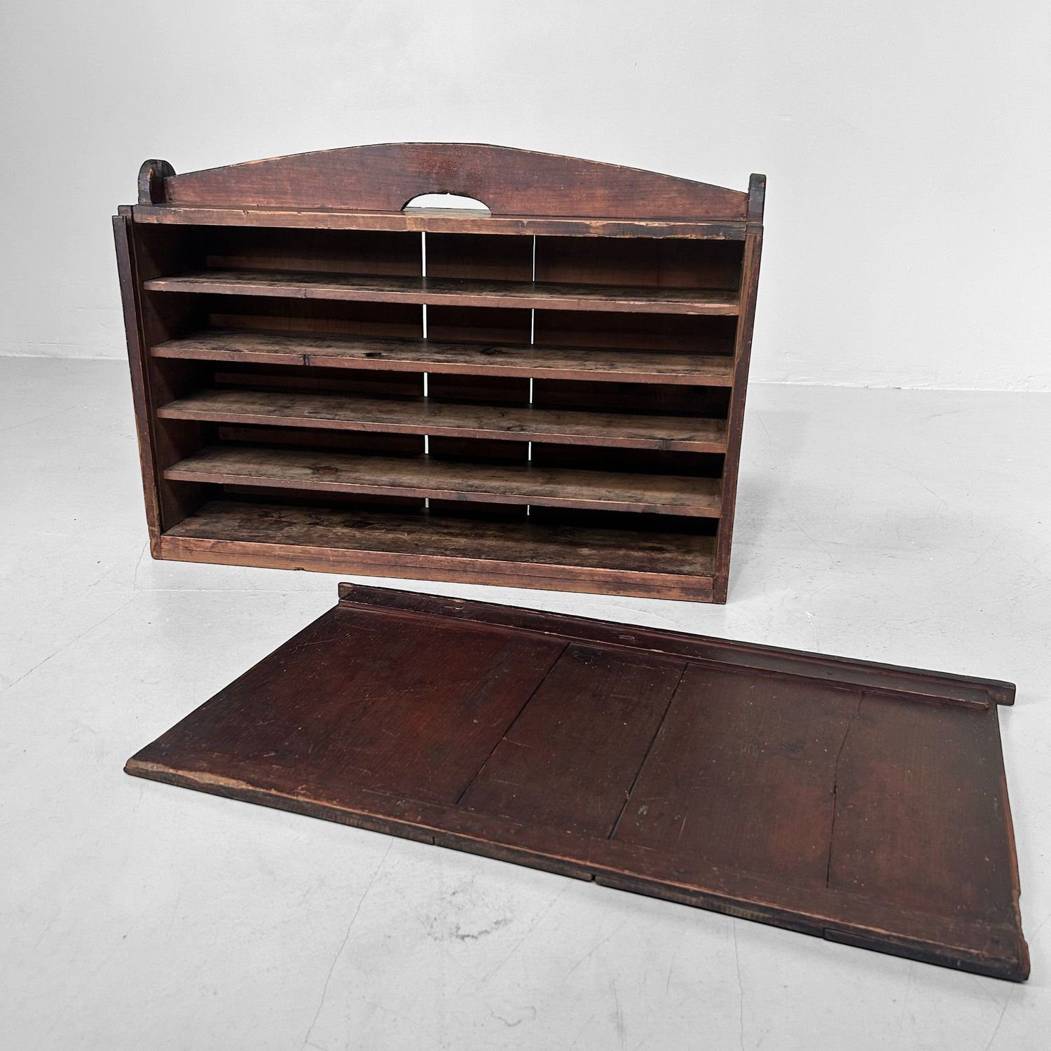 Antique Japanese Wooden Storage Box, 1900s