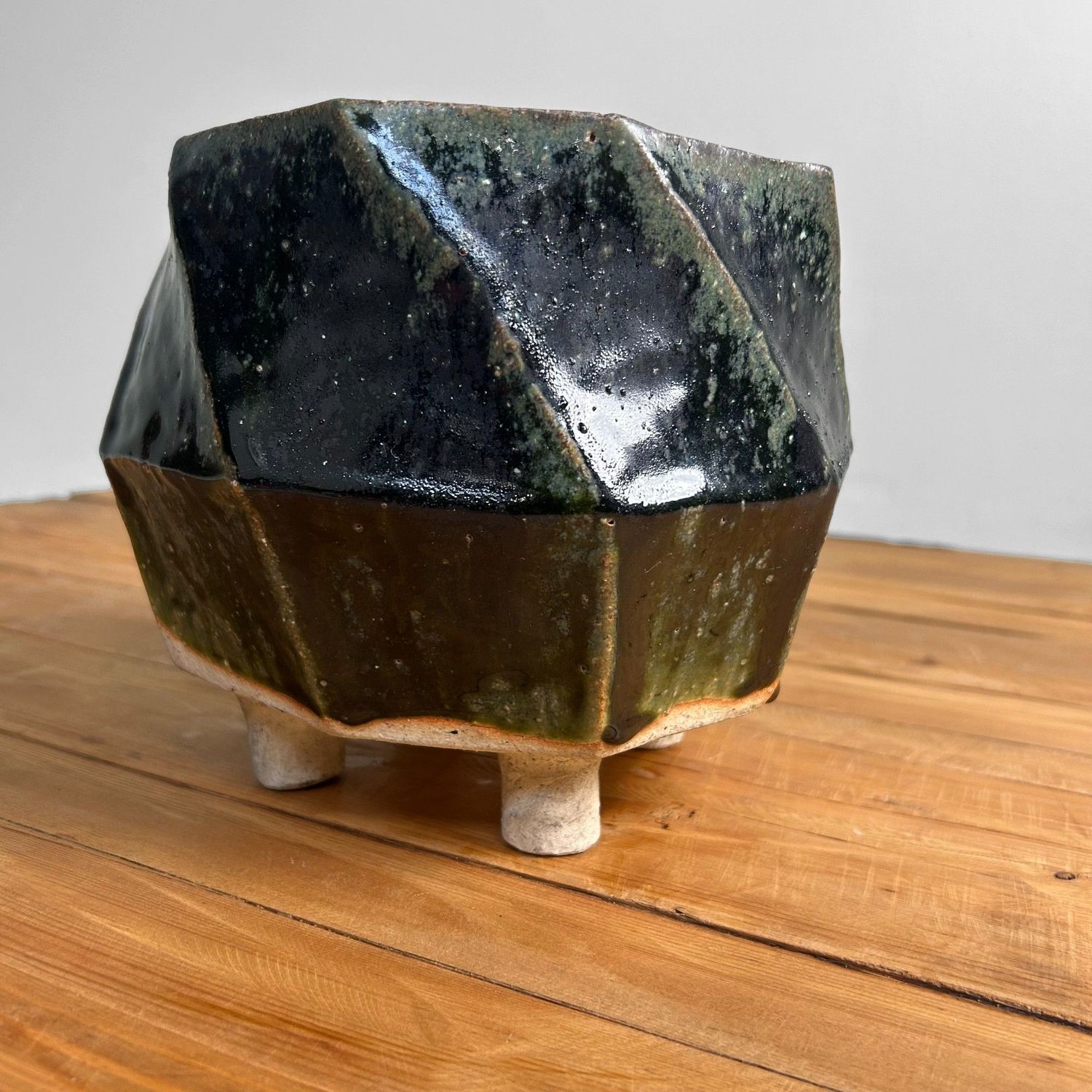 Organische Japanse Mid-Century Ikebana Vaas – jaren ’60